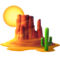Desert emoji on Apple